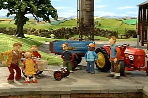 Červený Traktůrek - Závoďák z bukové farmy