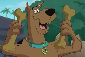 Scooby-Doo - Trojrozměrný dinosaurus