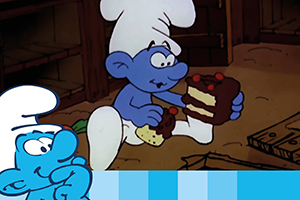 Šmoulové - Mlsoun drží dietu