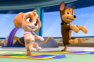 Tlapková patrola - Tlapky zachraňují vlak - Tancující tlapky