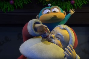 Vesmírné opice – Tanec Santa Clause